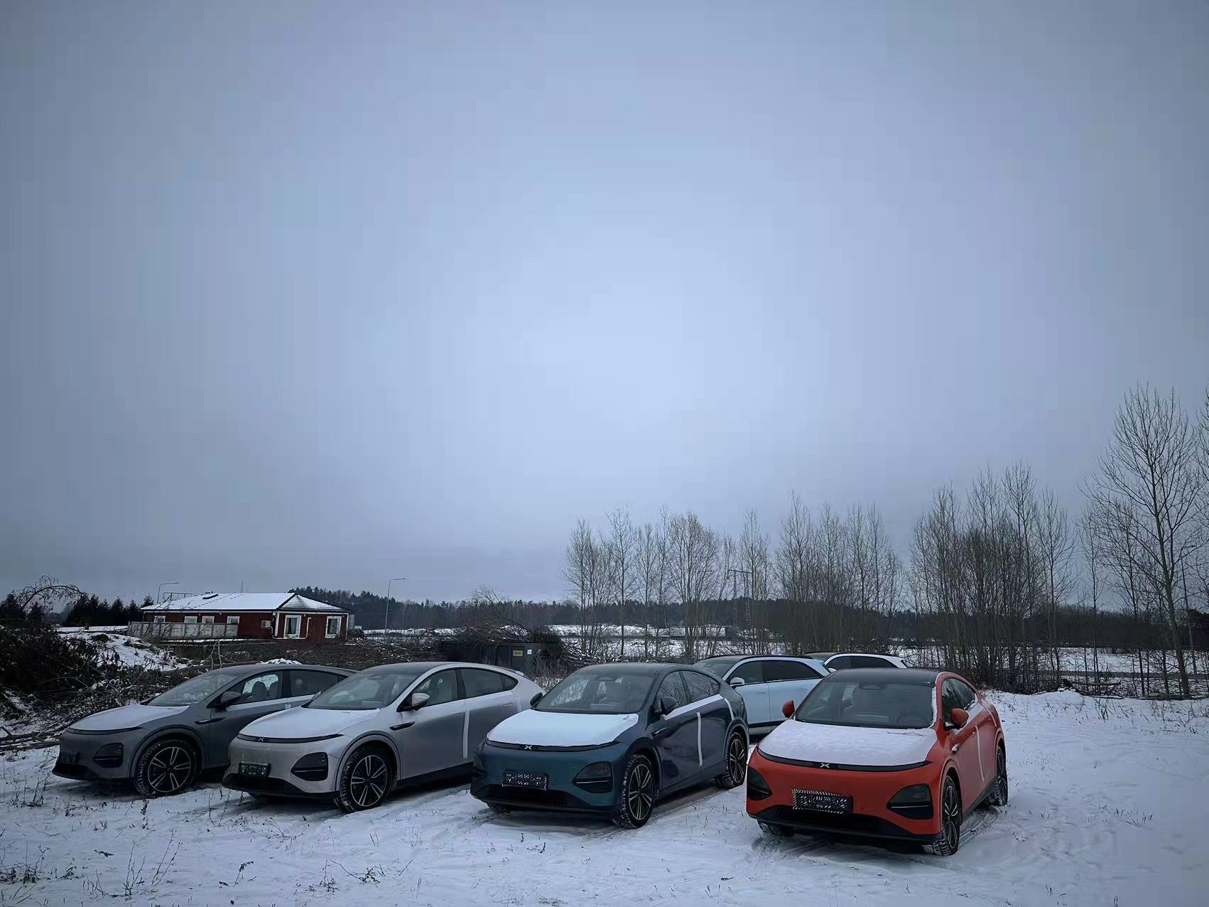 EV testing in snow