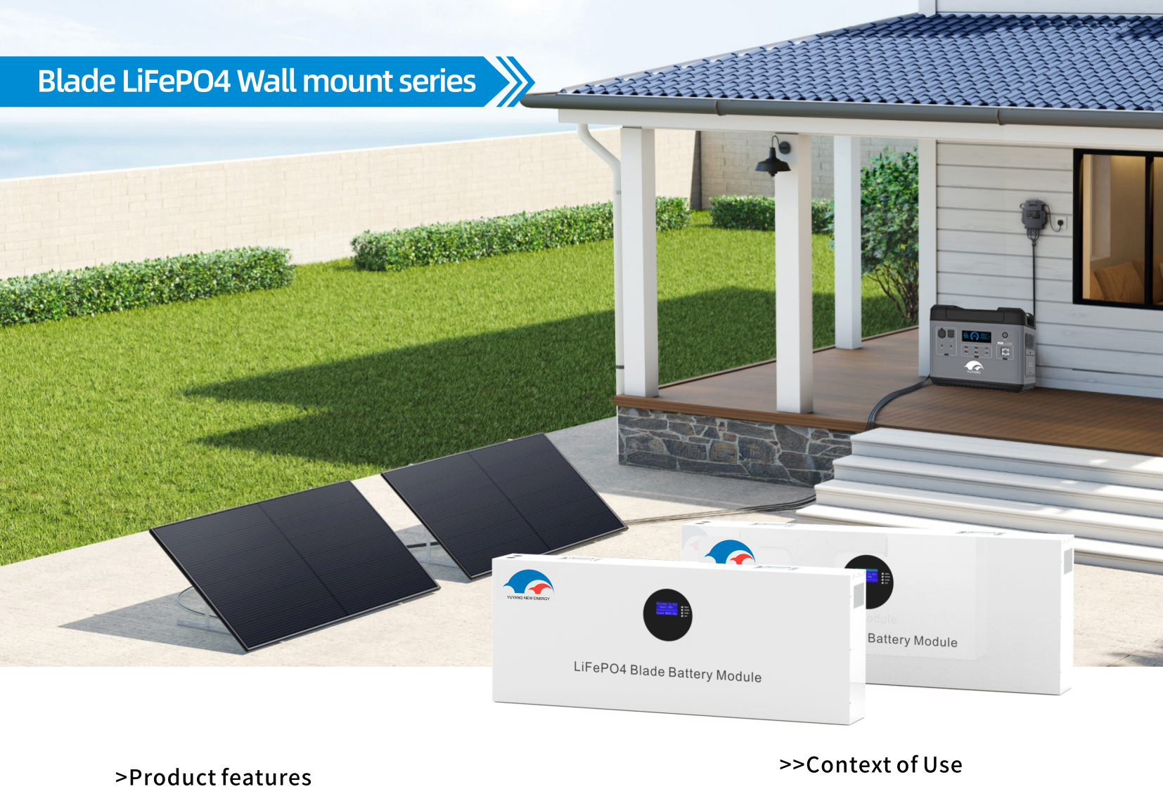 Blade LiFePO4 Wall Mount